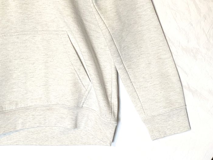 Sweat Harvard Beige Capuche Morceaux Lacets Noirs Décoration Cou Vêtement Tendance Mode Adolescents - photo numéro 4