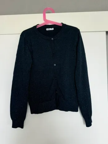 Gilet boutons paillettes