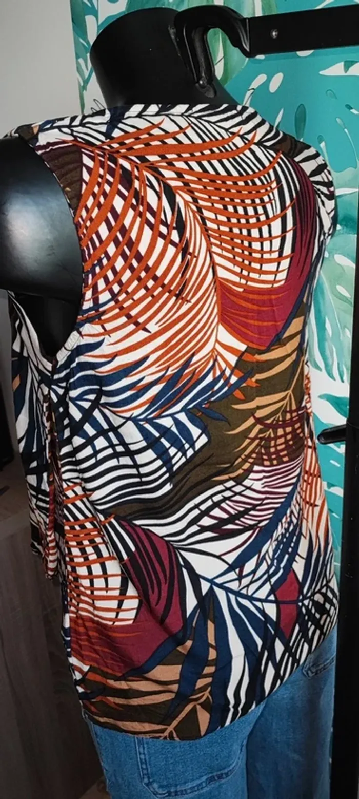 Blouse coloris automnales taille 40 - photo numéro 4
