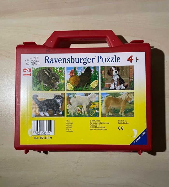 Puzzles x6 pour 4 ans+