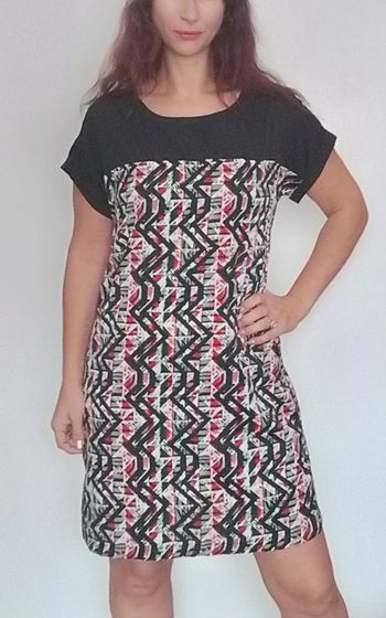 Robe fluide chic colorée taille 38