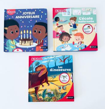 Lot de 3 livres Kididoc