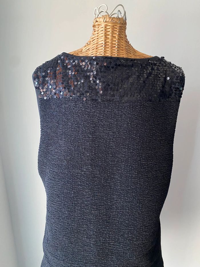 Robe Promod taille 36 noire avec sequins taille 36 - photo numéro 7