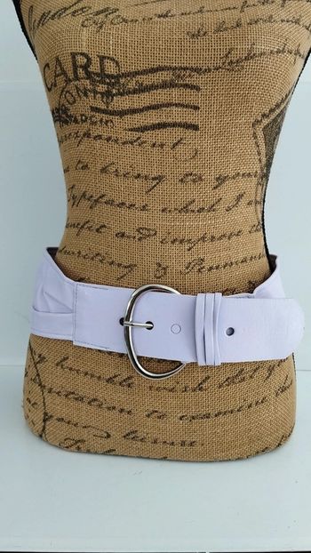 Ceinture souple lilas femme 90 cm