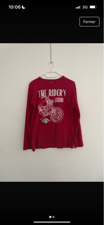 t-shirt à manches longues