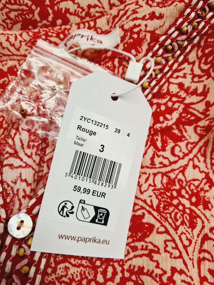 Blouse paprika - photo numéro 5