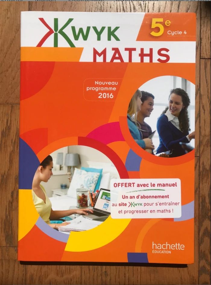 Maths 5ème - Kwyk - Manuel de l’élève