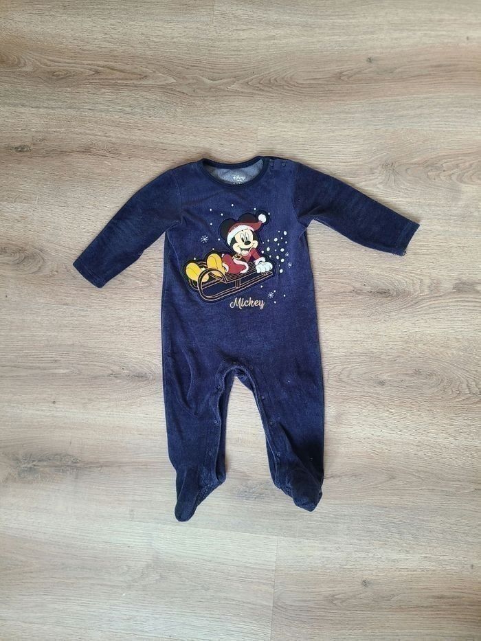 Pyjama bonnet mickey Noël - photo numéro 9
