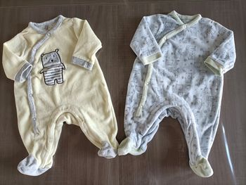 Lot de 2 pyjamas Orchestra 1 mois