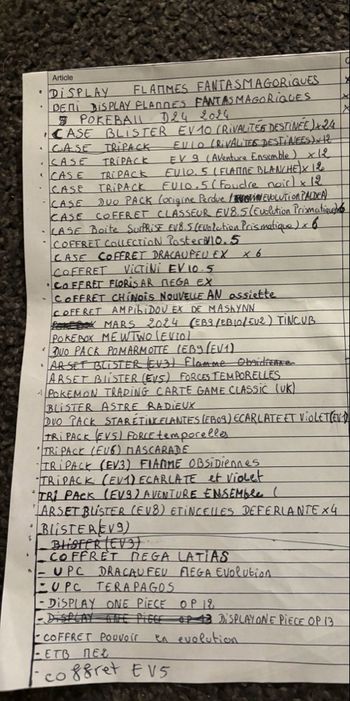 lot cartes pokémon 