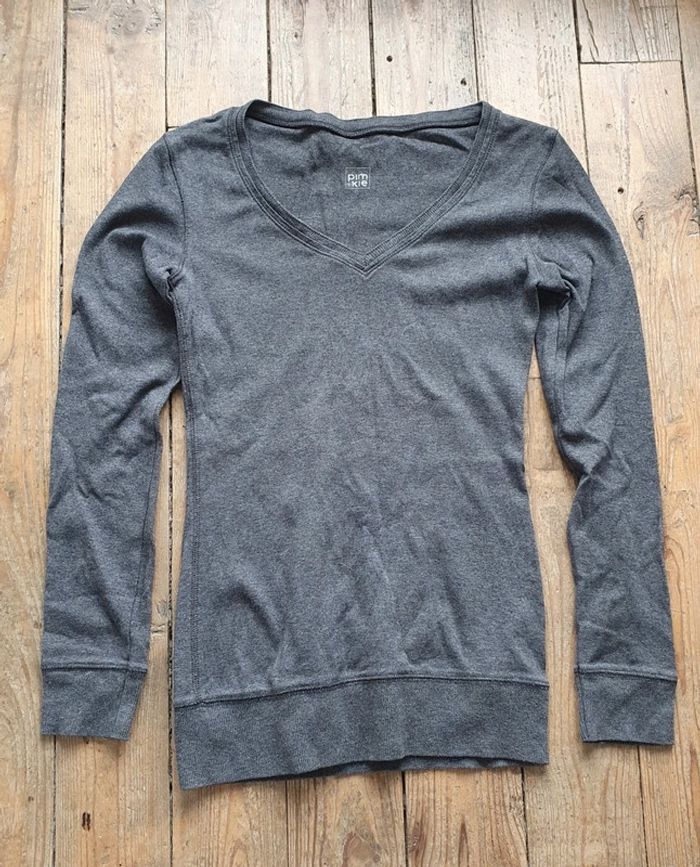 Pull gris Pimkie M