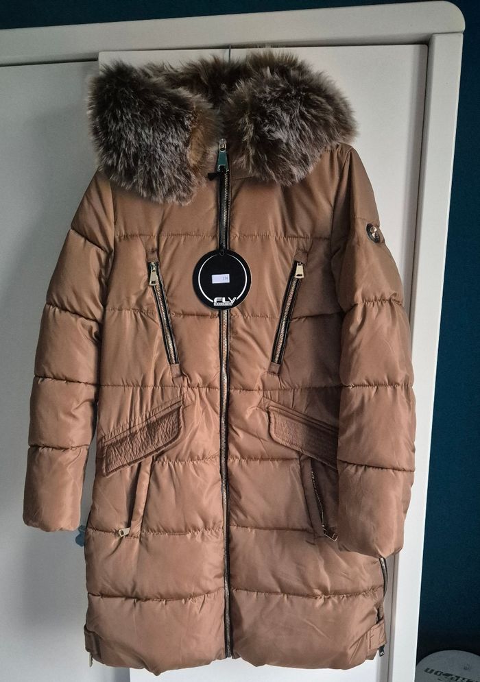 Manteau hiver camel
