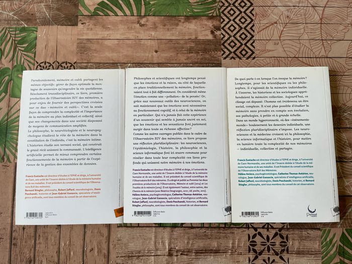 Lot de livres sur la mémoire - photo numéro 2