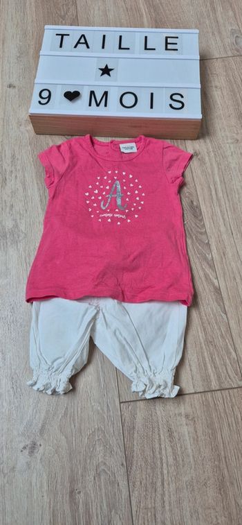 Ensemble fille 9 mois