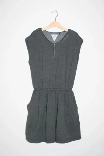 Robe grise manches courtes Ikks 12 ans