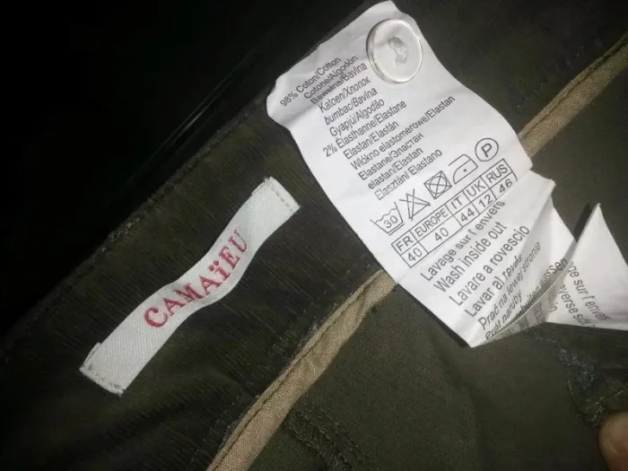 Pantalon velours marron - photo numéro 6