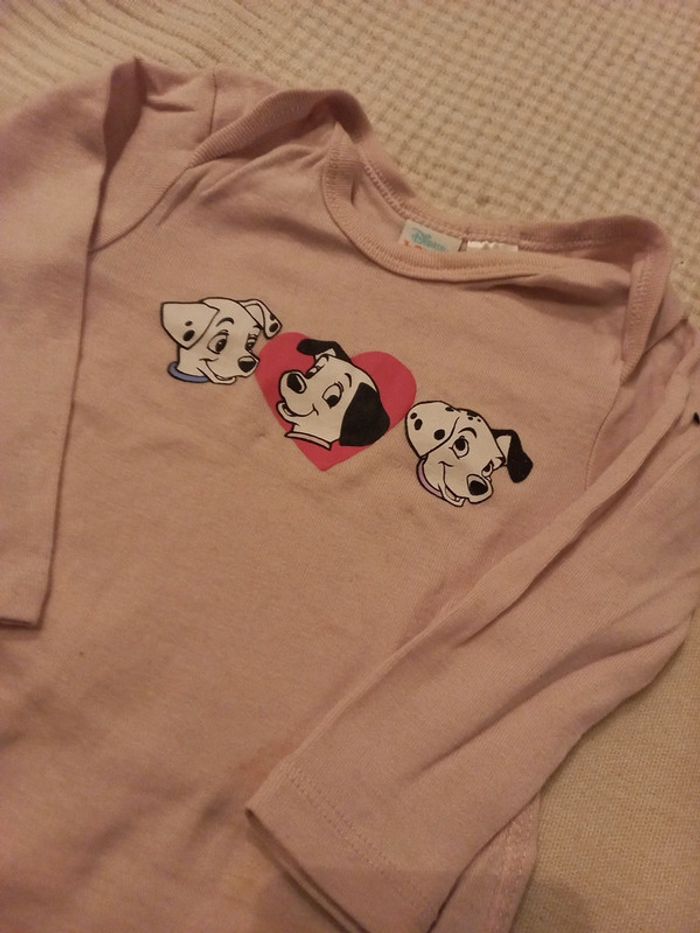 Beau body Coton Disney 101 dalmaciens 6 à 9 mois - photo numéro 2