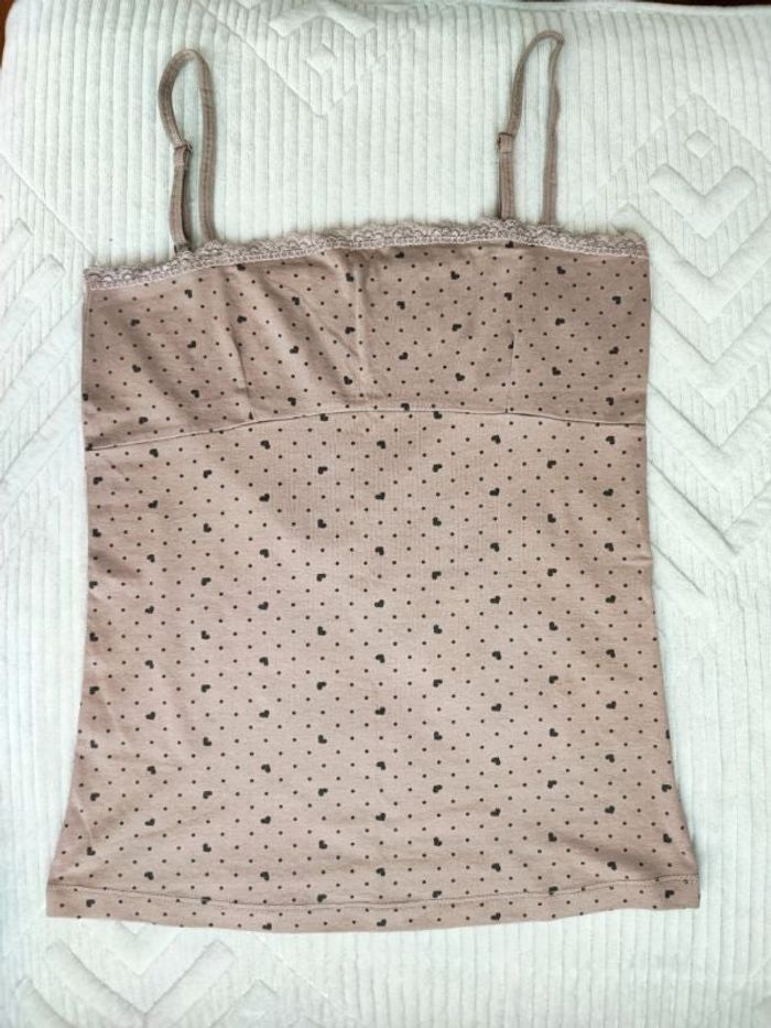 Top à bretelles réglables