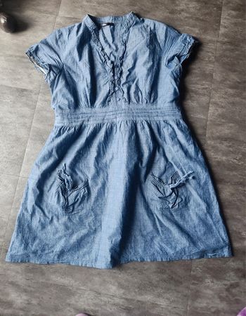 Robe été bleu jean