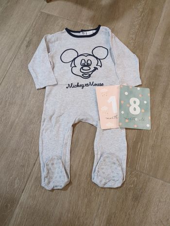 Pyjama Mickey 1piece 18mois