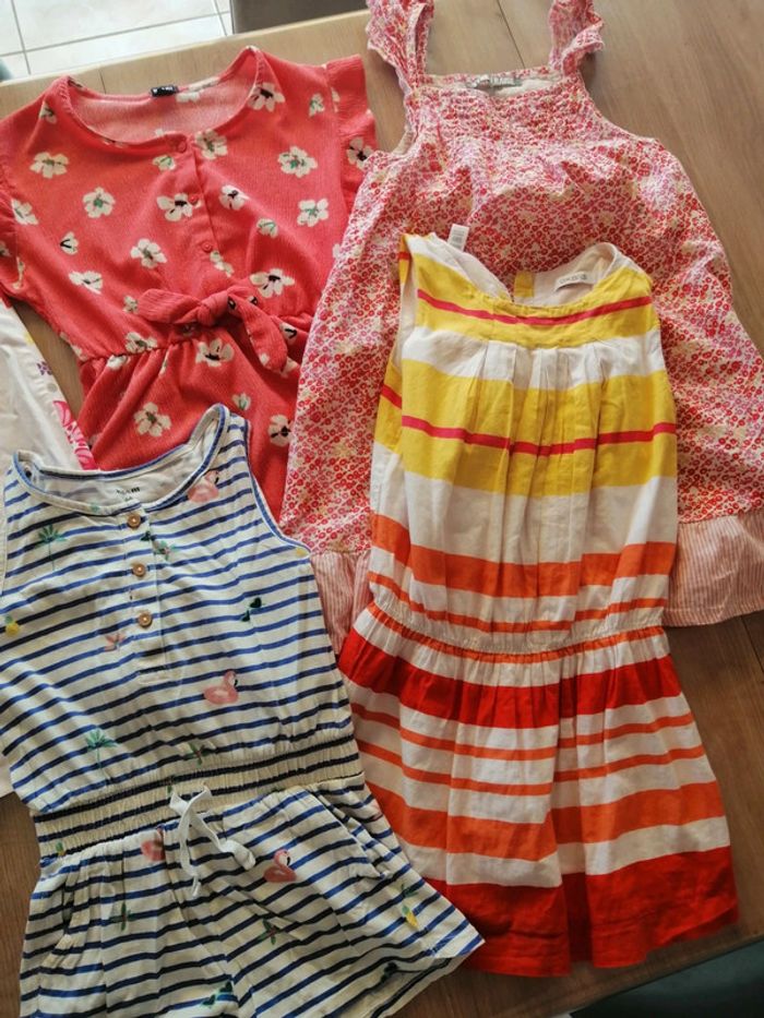 Lot robes et combishort fille 6ans - photo numéro 3