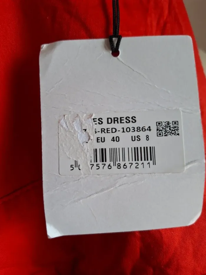 Robe rouge élégante, Glamorous, neuve, taille 40 - photo numéro 4