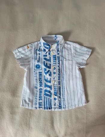 Chemise manches courtes diesel 88 cm 2 ans