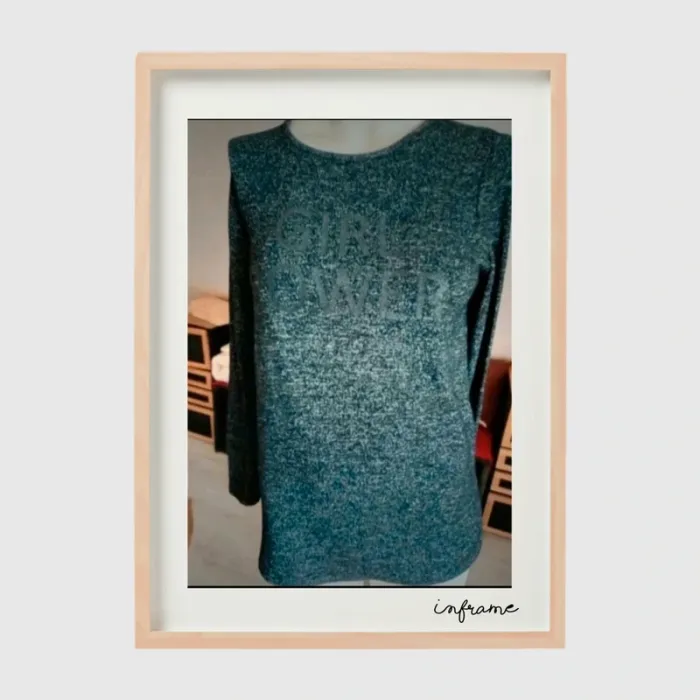Beau pull imprimé taille 34