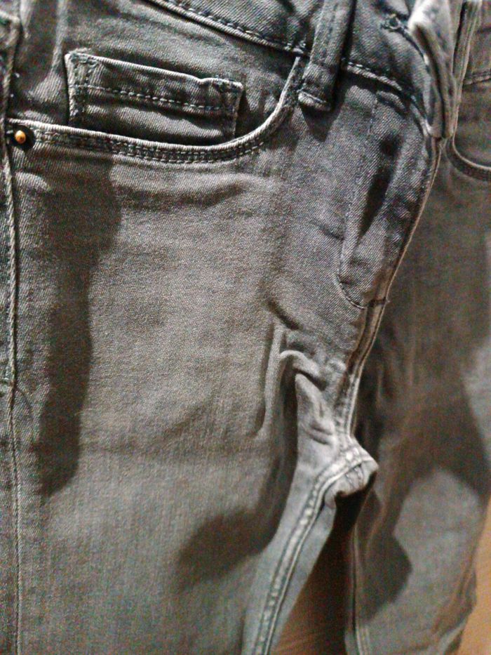 Jean gris coupe droite - photo numéro 3