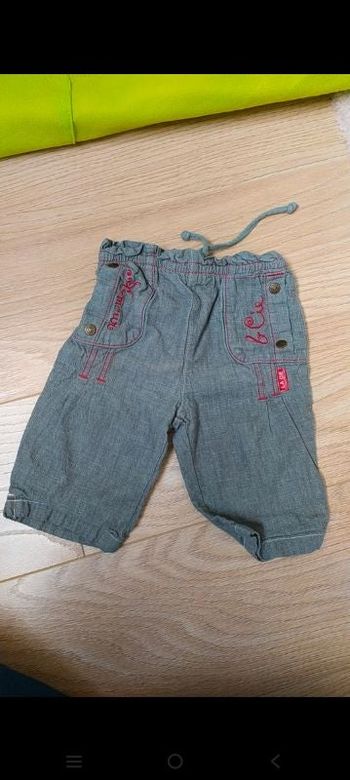 Pantalon brodé amour et cie 6 mois