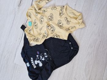Lot de 2 bodie 12 mois disney