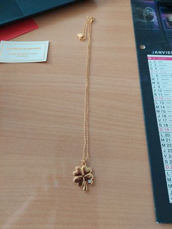 Collier trèfle
