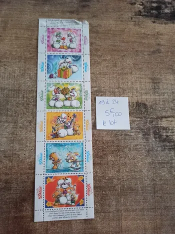 Bande de timbres Diddl 19 à 24 5,00€