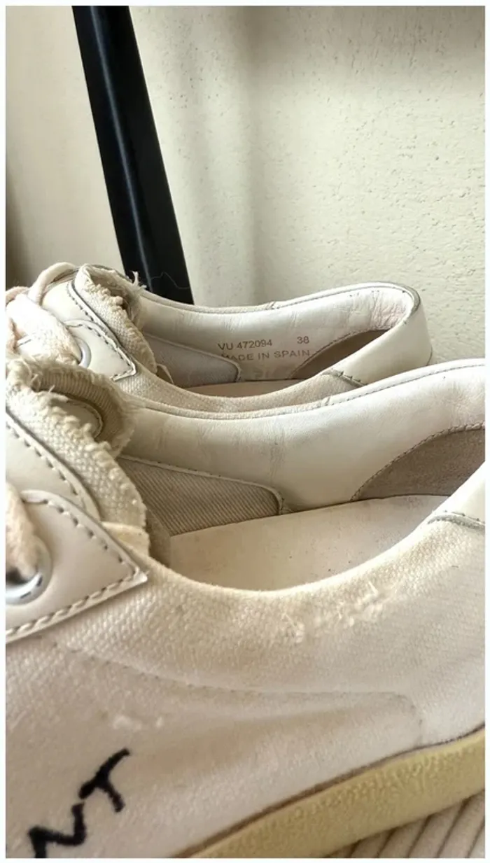 Baskets Saint Laurent blanches 38 bon état - photo numéro 6