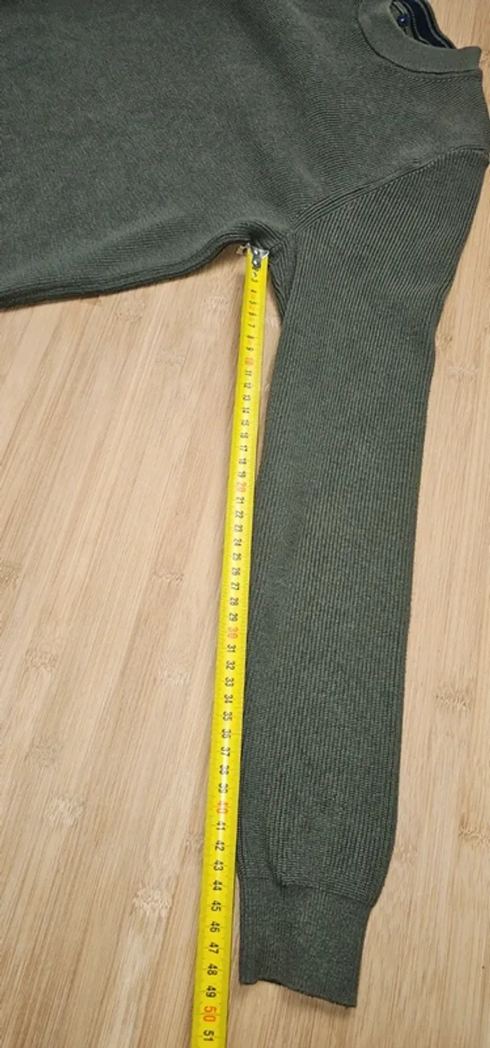 Pull Bonobo vert pour homme - Taille S - photo numéro 10