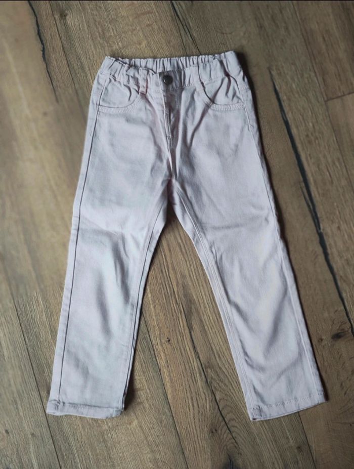 Très joli pantalon rose pâle 4 ans Grain de Blé - photo numéro 2