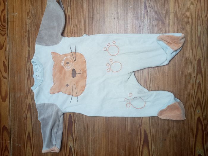Pyjama velours, kitchoun, 9 mois