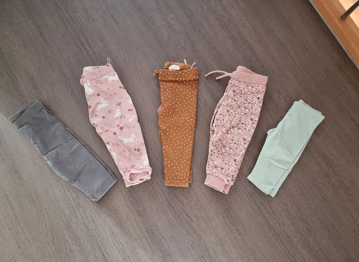 Lot pantalons + leggings