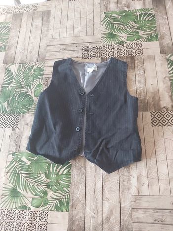 Gilet rayé de cérémonie