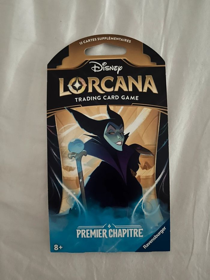 Booster lorcana premier chapitre 1 FR sleeved first print