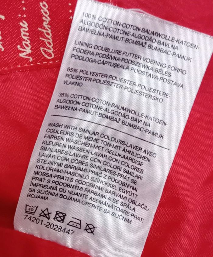 Manteau rouge C&A 110 cm - photo numéro 2