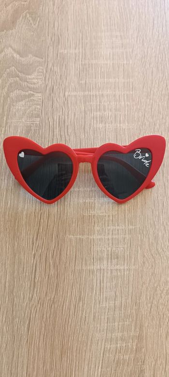 Lunette coeur personnalisée
Rouge