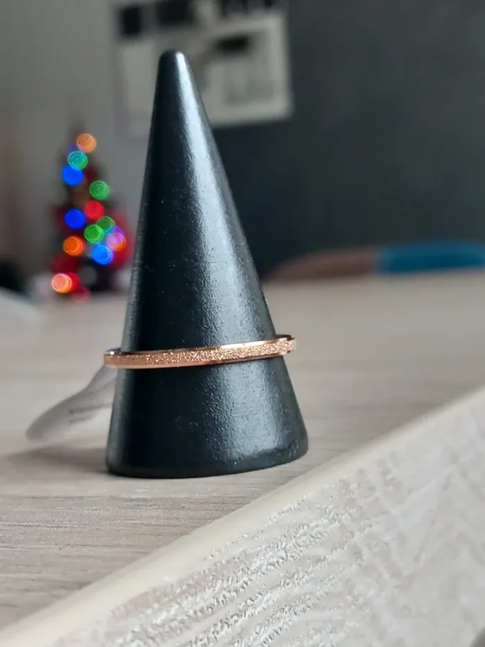 Bague en acier inoxydable taille 16 (50) - photo numéro 2