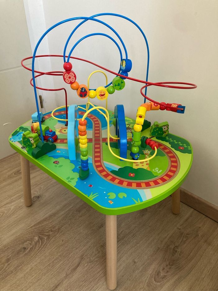 Table d’activités du train de la jungle - Hape - photo numéro 2