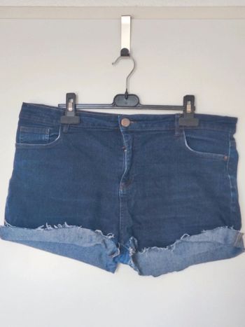 Mini short en Jean bleu marine