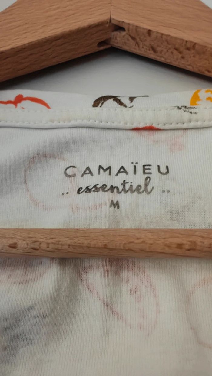 Tee shirt camaïeu taille M - photo numéro 2