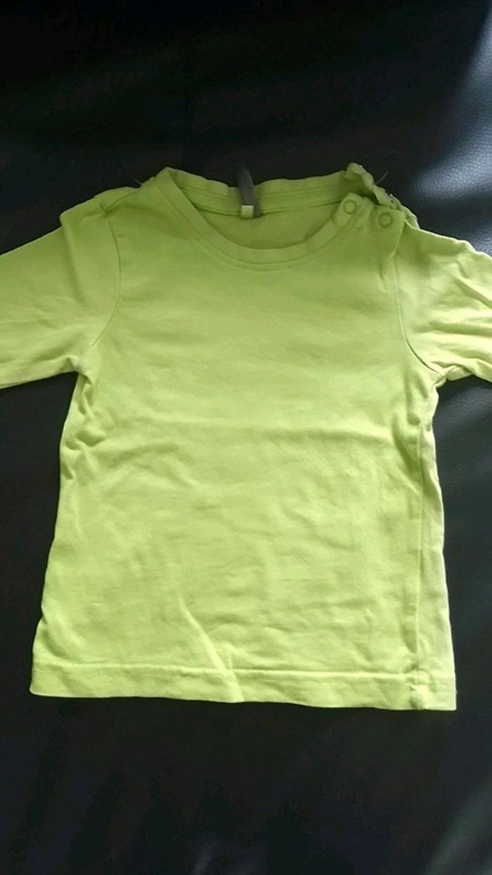 Tee shirt vert pomme