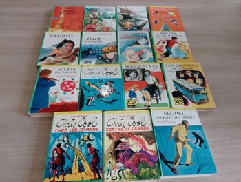 Lot de 15, bibliothèque verte (Chris Cool ect.(15)