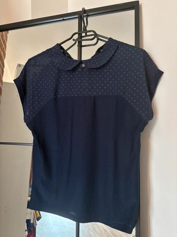 Blouse sans manches à col
