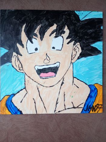 Peinture sur toile San Goku